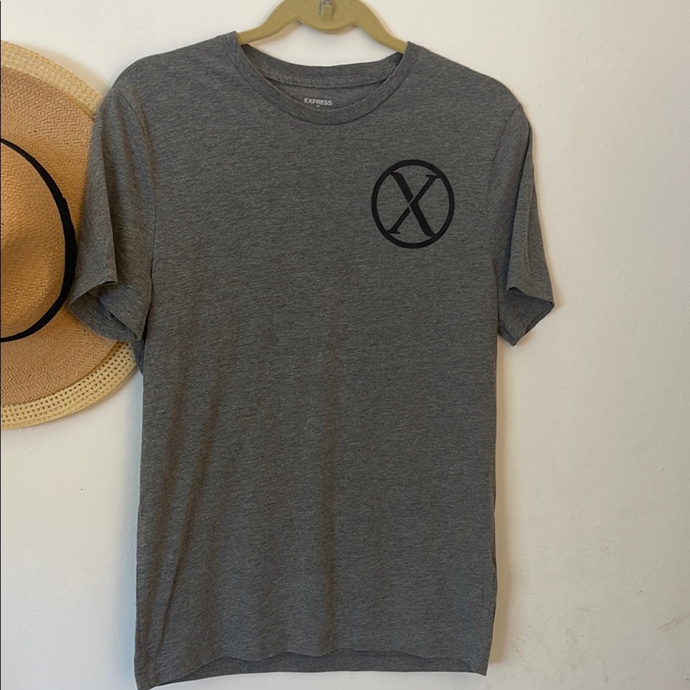 Express Gray Short Sleeve Tee